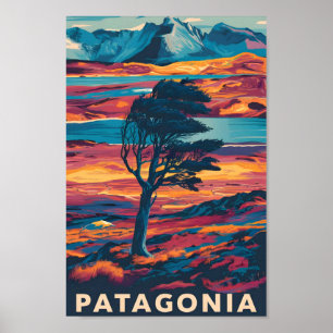 Patagonië Argentinië Beroemde Reisplaats Poster