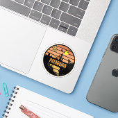 Patagonië, Arizona Sticker (Laptop met iPhone)