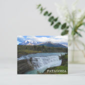 patagonië - bergwateren briefkaart (Staand voorkant)
