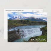 patagonië - bergwateren briefkaart (Voorkant / Achterkant)