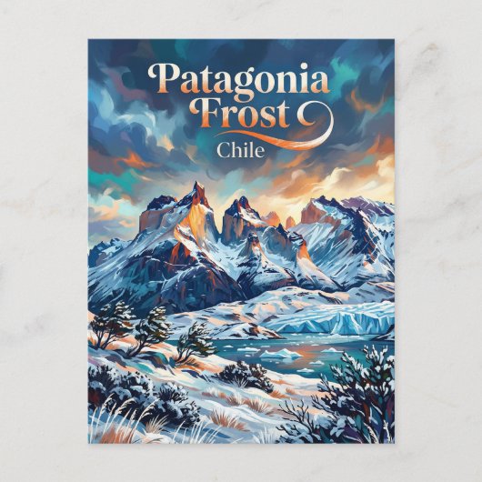Patagonië Chili Briefkaart (Voorkant)