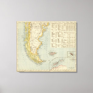 Patagonië en Argentinië Canvas Afdruk