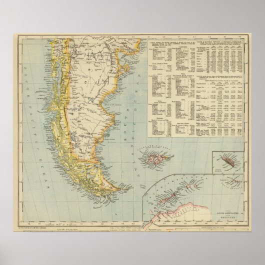 Patagonië en Argentinië Poster (Voorkant)