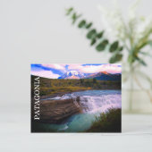 patagonische herfsten briefkaart (Staand voorkant)