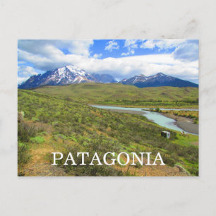 patagonische pampas briefkaart