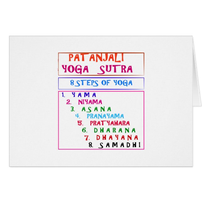 PATANJALI Yoga Sutra Compilatielijst (Voorkant Horizontaal)