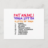 PATANJALI Yoga Sutra Compilatielijst Briefkaart (Voorkant)
