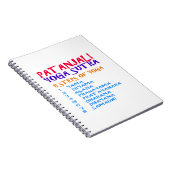 PATANJALI Yoga Sutra Compilatielijst Notitieboek (Rechterzijde)