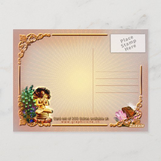 PATANJALI - Yoga Sutras Briefkaart (Achterkant)