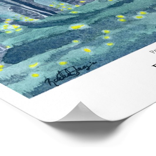 Patapsco Valley Fireflies Poster (Hoek)