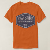 Patapsco Valley State Park Blue Badge T-shirt (Design voorkant)