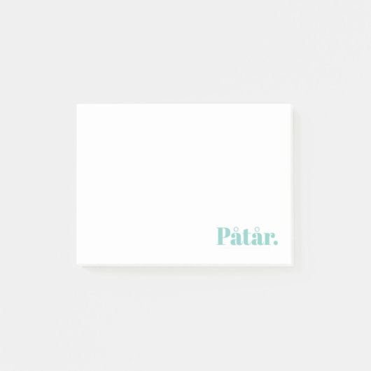 Påtår Post-it Notes (Voorkant)