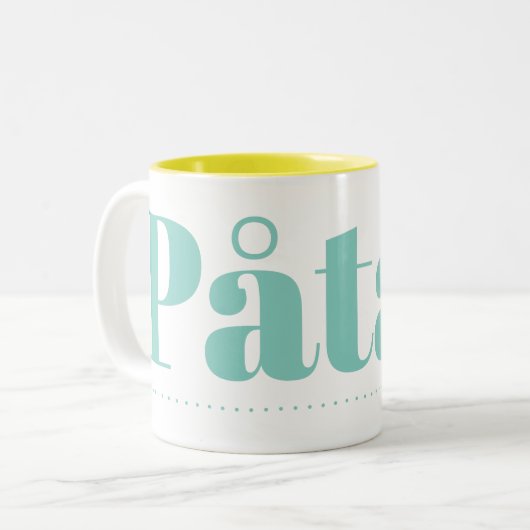 Påtår Two-Tone Coffee Mok (Voorkant links)