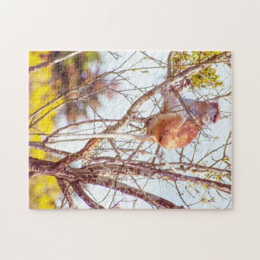 Patas is omhoog een structuur legpuzzel (Horizontaal)