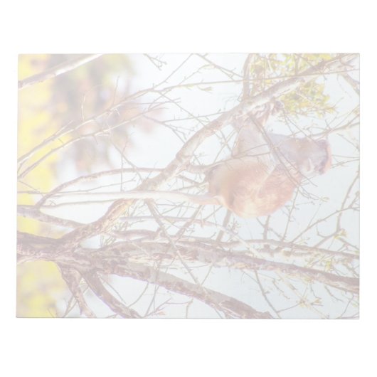 Patas is omhoog een structuur notitieblok (Voorkant)