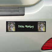 Patas Monkey Bumpersticker (Op auto)