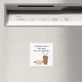 Patat en een milkshake magneet (Insitu (Vaatwasser))