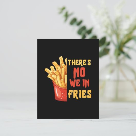 patat informatiekaartje (Staand voorkant)