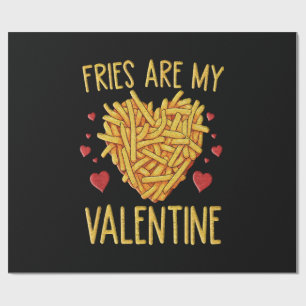 Patat Is Mijn Valentijn Cadeaupapier