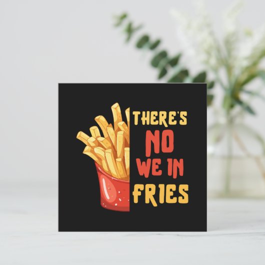 patat kaart (Staand voorkant)