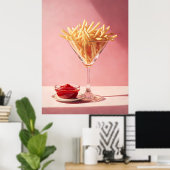 Patat met Ketchup Poster (Thuiskantoor)
