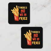 patat vierkante visitekaartje (Voorkant / Achterkant)