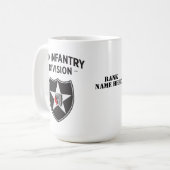 Patch 2e Infanteriedivisie -  Koffiemok (Voorkant links)