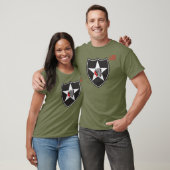 Patch 2nd Infantry Division (Verenigde Staten) T-shirt (Unisex)
