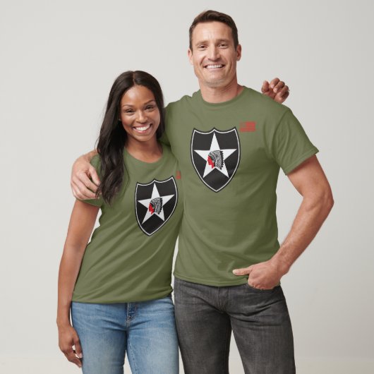 Patch 2nd Infantry Division (Verenigde Staten) T-shirt (Unisex)