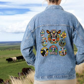 Patch badge collector - Koeien Denim Jacket