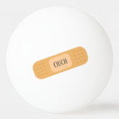 Patch bandaid gips ouch grappig tafeltennis pingpongbal (Voorkant)