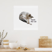 PATCH DE KAT EN HAAR KITTEN POSTER (Keuken)
