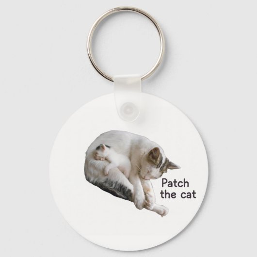 PATCH DE KAT EN HAAR KITTEN SLEUTELHANGER (Voorkant)