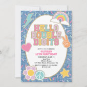 Patch Denim Hello Double Digits 10e verjaardag Kaart (Voorkant)