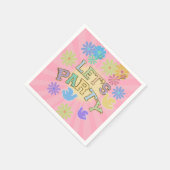 Patch Letter Verjaardagsfeestje Retro Preppy Hippi Servet (Hoek)