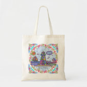 Patch Lighthouse aangepaste boodschappentas Tote Bag (Voorkant)