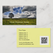 Patch of Blue Sky Custom Visitekaartjes (Voorkant / Achterkant)