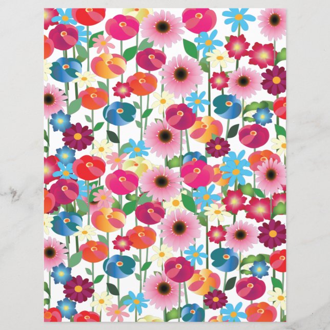 Patch of Posies Scrapbook Paper (Voorkant)