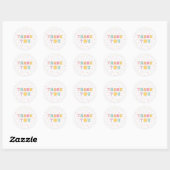Patch Preppy Brief bedank je favoriet Ronde Sticker (Vel)