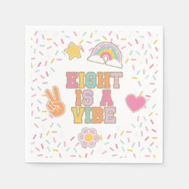 Patch Preppy Eight is a Vibe 8e Verjaardag Servet