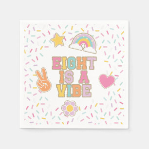 Patch Preppy Eight is a Vibe 8e Verjaardag Servet