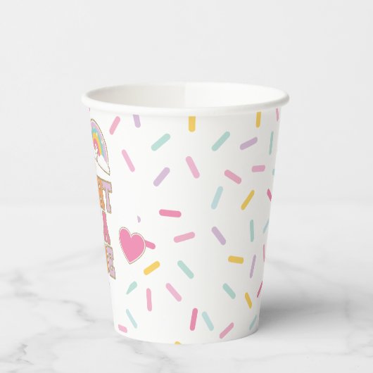 Patch Preppy Eight is een Vibe 8e verjaardag Papieren Bekers (Links)