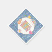 Patch Preppy Hello Dubbele Cijfers 10e Verjaardag Servet (Hoek)