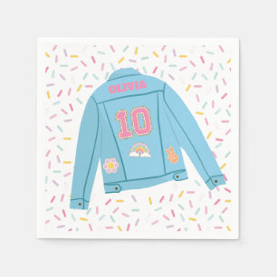 Patch Preppy Jean Jas 10e Verjaardag Servet