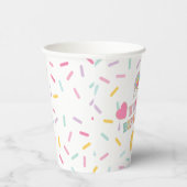Patch Preppy Letter Verjaardag Papieren Bekers (Rechts)