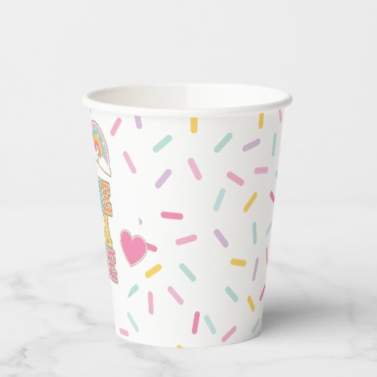 Patch Preppy Nine viert zijn negende verjaardag Papieren Bekers (Links)