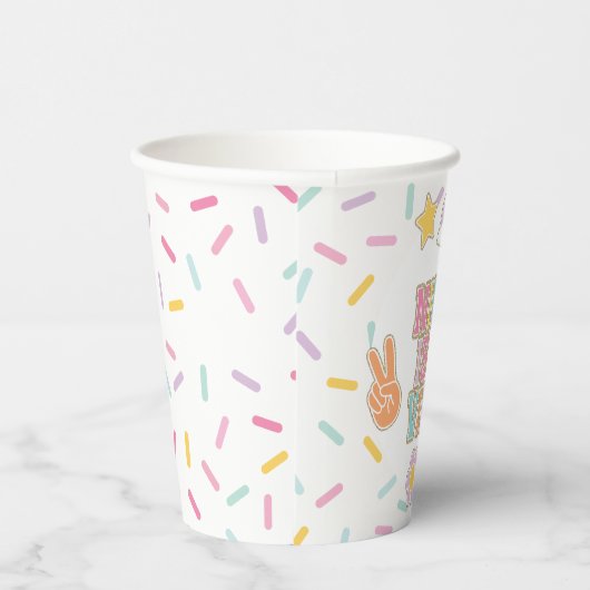 Patch Preppy Nine viert zijn negende verjaardag Papieren Bekers (Rechts)