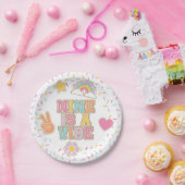 Patch Preppy Nine viert zijn negende verjaardag Papieren Bordje (Feest)