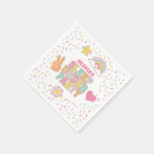 Patch Preppy Slaap onder Verjaardag Servet (Hoek)