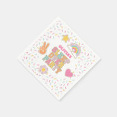 Patch Preppy Slaapfeest Verjaardag Servet (Hoek)